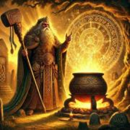 Дагда – великий отец богов и его волшебный котел