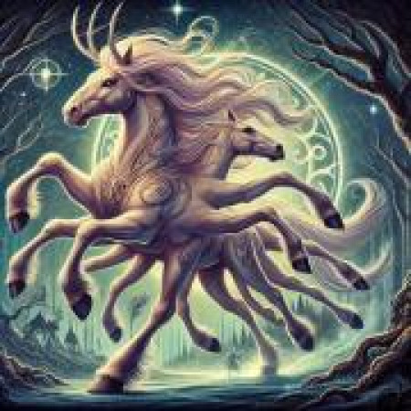 Как Локи родил восьминогого коня Слейпнира