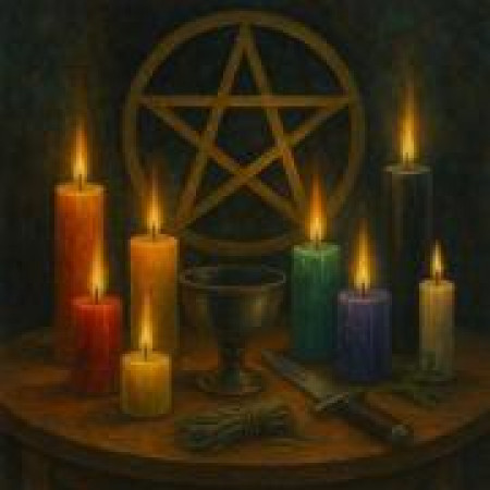 Как выбирать свечи и цветовую гамму для викканского алтаря