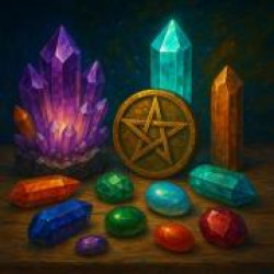 Кристаллы и камни в Викке: маленькая энциклопедия минералов Кристаллы и камни в Викке: маленькая энциклопедия минералов