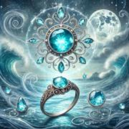 Магия воды в талисманах: украшения с аквамарином