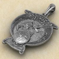 Викинг с вороном
