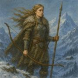 Скади: богиня охоты и зимних гор, каким был её брак? Скади: богиня охоты и зимних гор, каким был её брак?