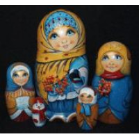 Славянская куколка матрешка