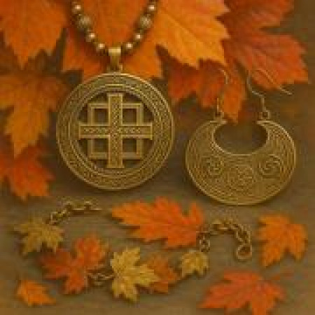 Украшения для праздника Осенины: магия зрелости и золота земли