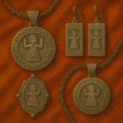 Украшения с символикой богини Макошь: нитки судьбы, вплетённые в металл Украшения с символикой богини Макошь: нитки судьбы, вплетённые в металл