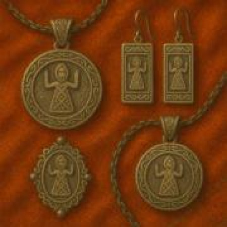 Украшения с символикой богини Макошь: нитки судьбы, вплетённые в металл