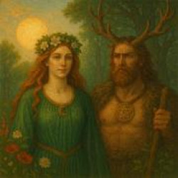 Викканские боги: Великая Богиня и Рогатый Бог Викканские боги: Великая Богиня и Рогатый Бог