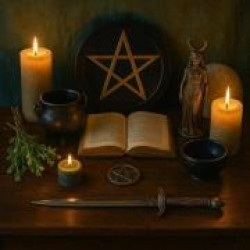 Викканский алтарь: как обустроить свой магический центр