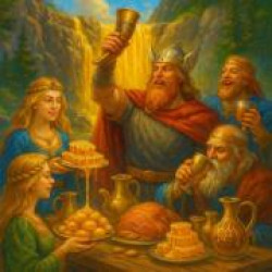 Водопады мёда: праздничные пиры на небесах Асгарда Водопады мёда: праздничные пиры на небесах Асгарда