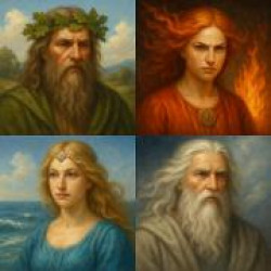 Земля, Огонь, Вода, Воздух: какие боги управляют стихиями Земля, Огонь, Вода, Воздух: какие боги управляют стихиями