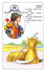 Значения карт Ленорман 10.КОСА Значения карт Ленорман 10.КОСА