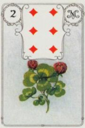 Значения карт Ленорман 2.Клевер Значения карт Ленорман 2.Клевер